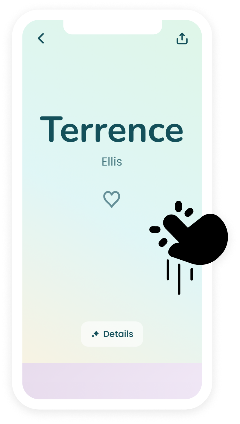 Swipe up to discover baby names